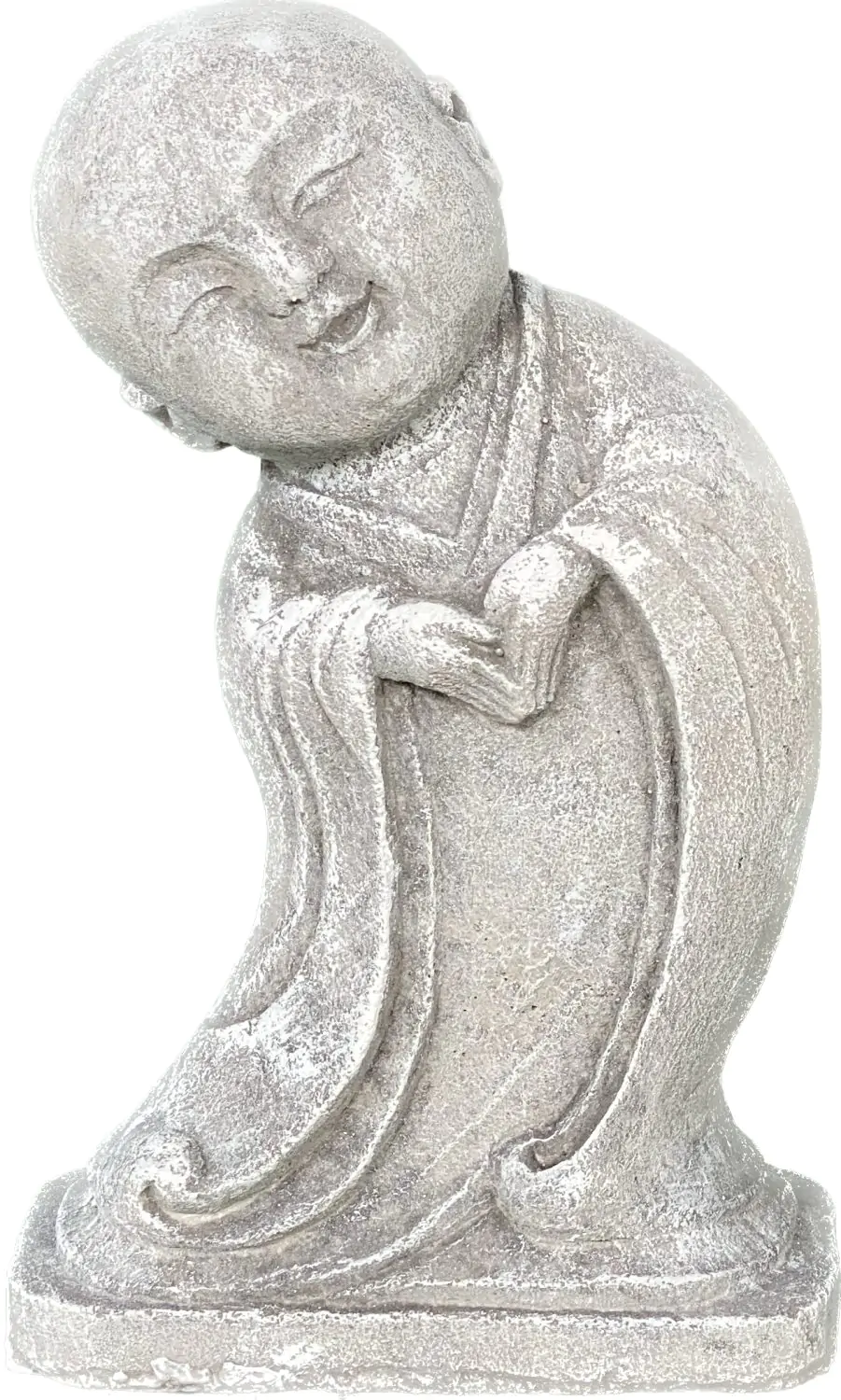  Product image 3 of the product “Ling - Monk, standing, bent sideways, 35 cm H | cast stone ”